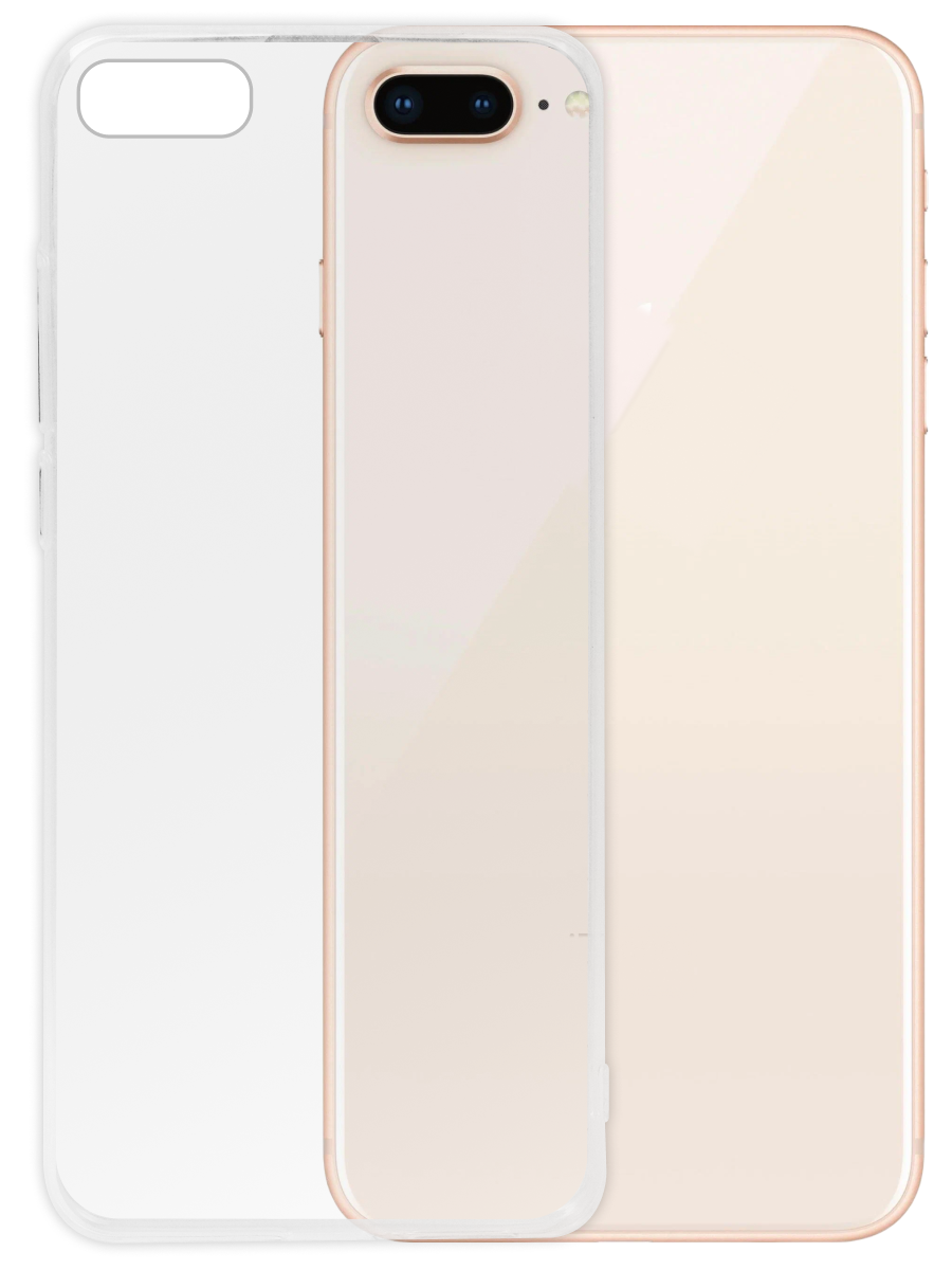 Чехол для iPhone 7+ / 8+ Ультратонкий силикон Люкс