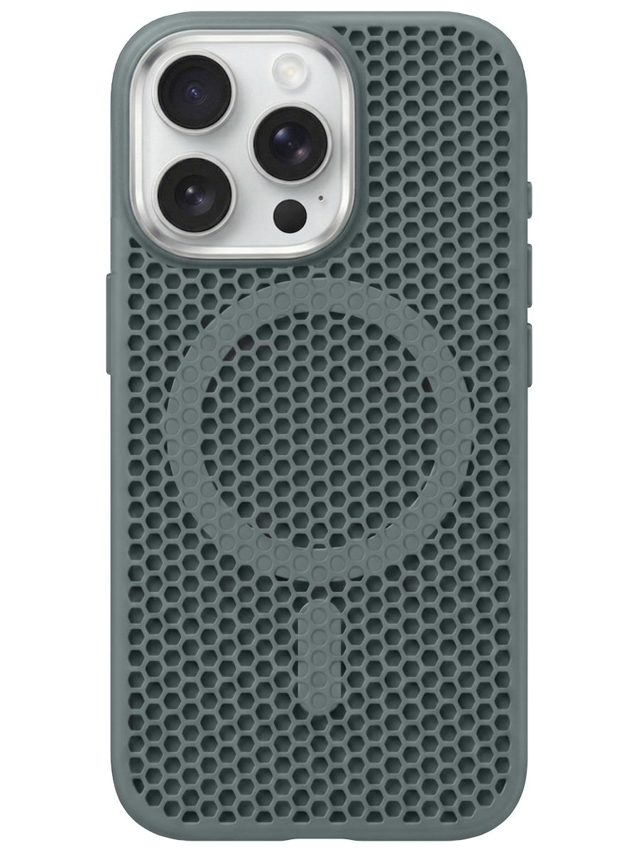 Чехол для iPhone 16 Pro Max Неосетка силикон