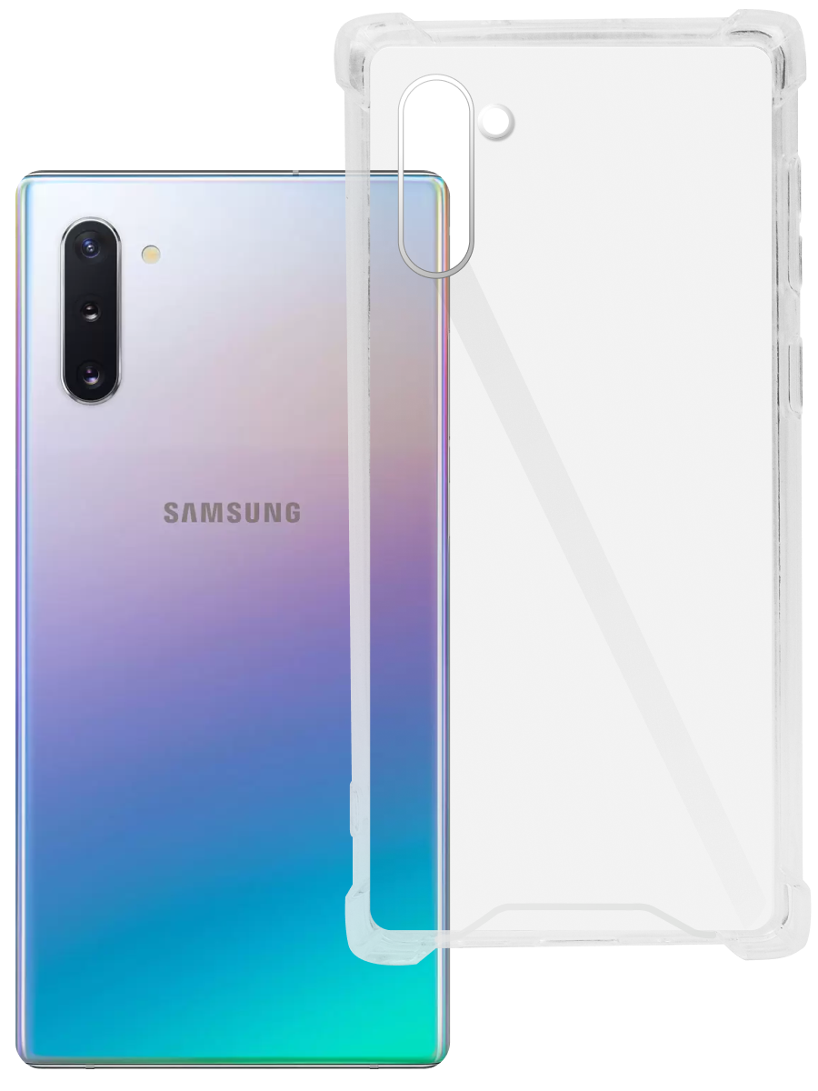 Чехол для Samsung Note 10 Противоударный пластик+силикон