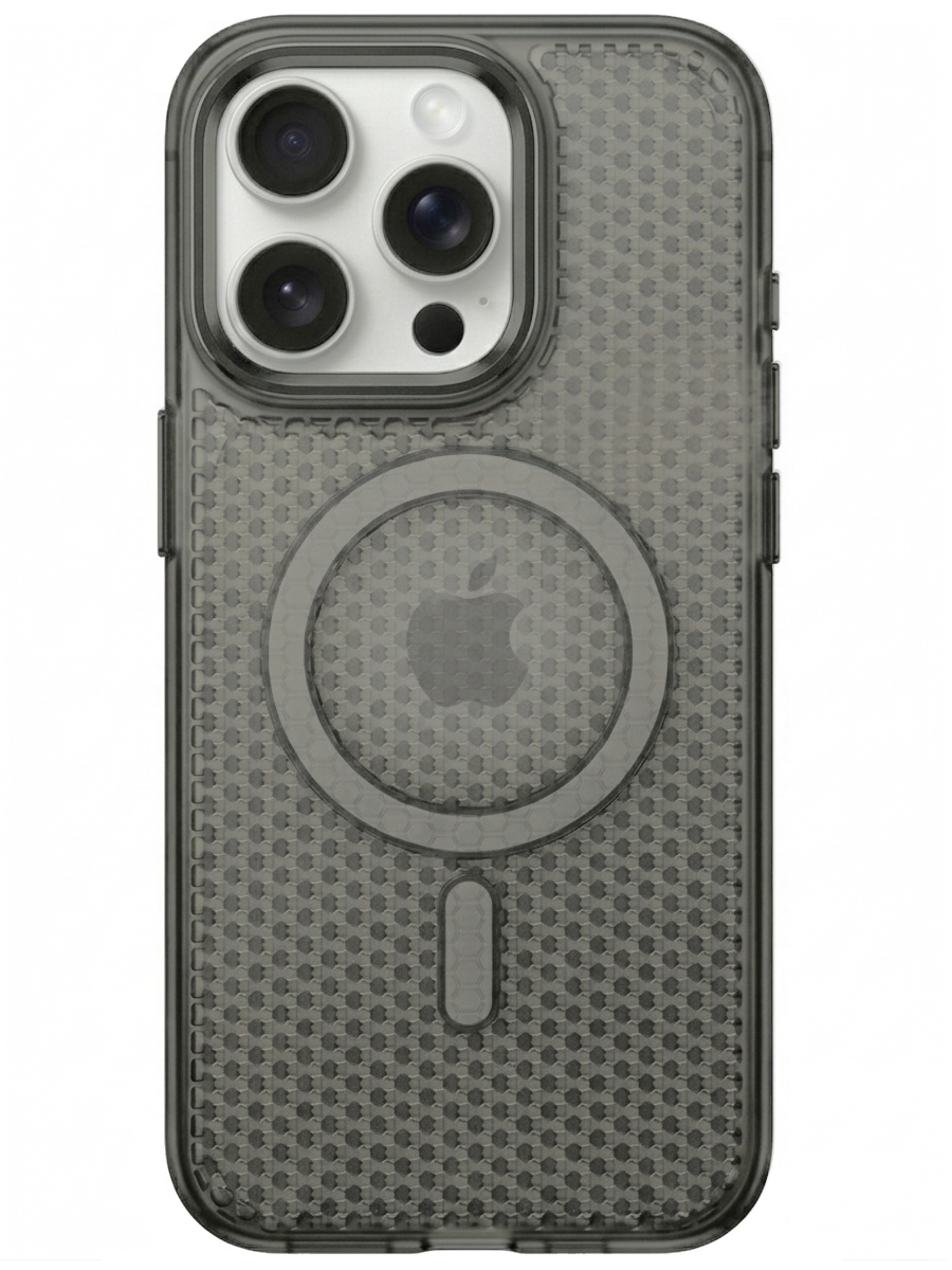 Чехол для iPhone 15 Pro Max Соты силикон