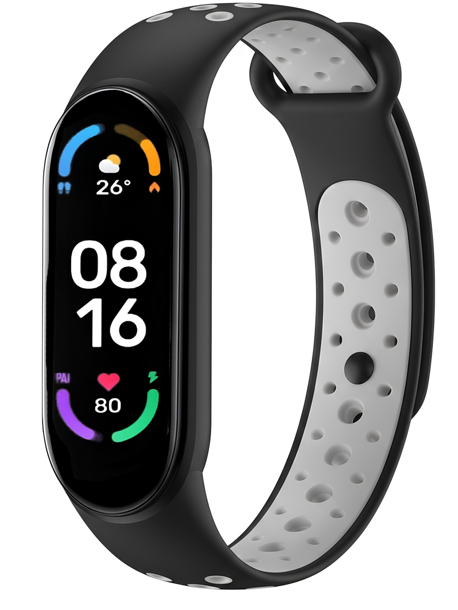 Ремешок для Xiaomi Mi Band 5 / 6 / 7 Спортивный