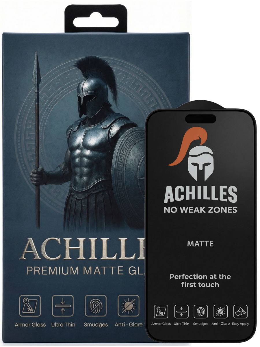 Защитное стекло для iPhone 16 Pro / 17 Achilles Matte
