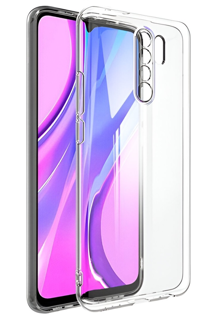 Чехол для Xiaomi Redmi 9 Ультратонкий силикон Люкс с защитой камеры