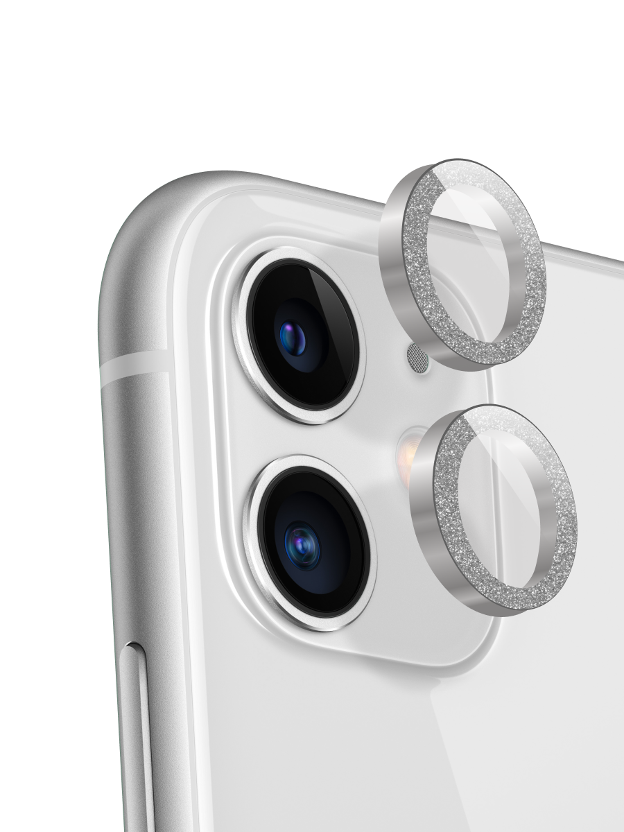 Комплект защитных стекол камеры для iPhone 11 Бриллиантовая крошка