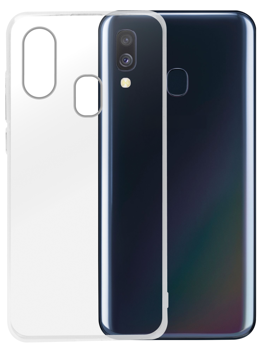 Чехол для Samsung A40 Ультратонкий силикон Люкс