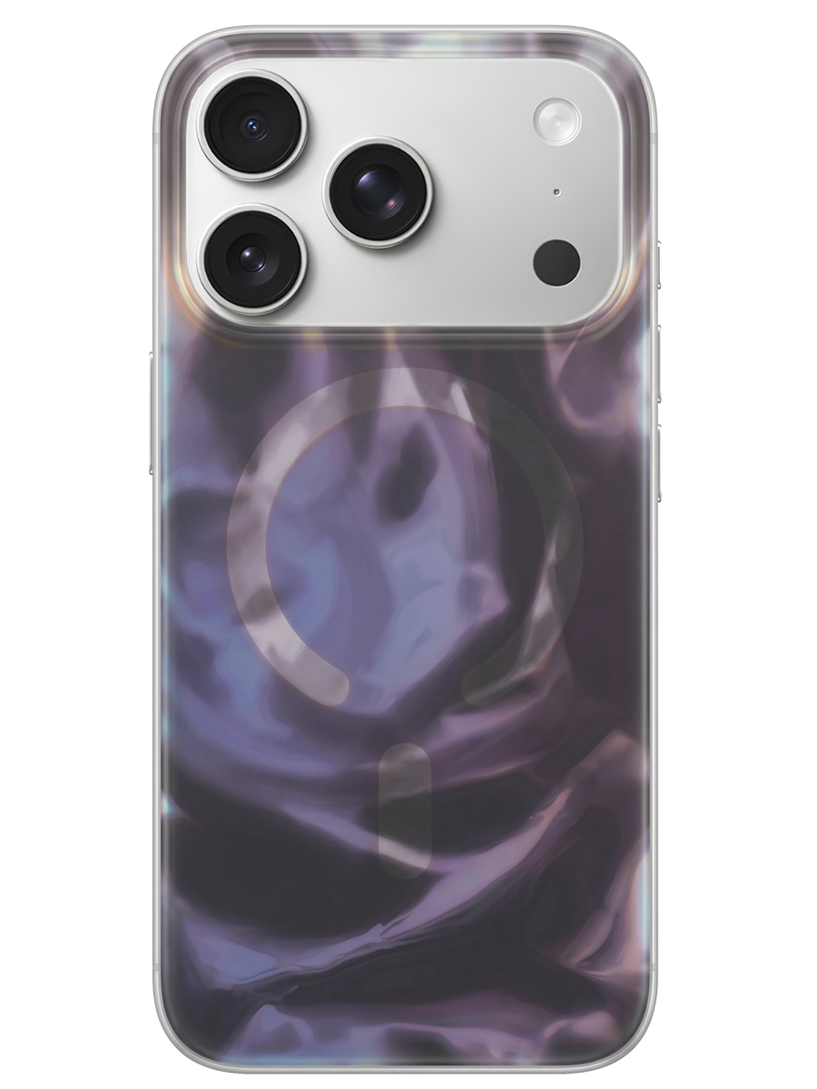 Чехол для iPhone 17 Pro Max Акварель MagSafe