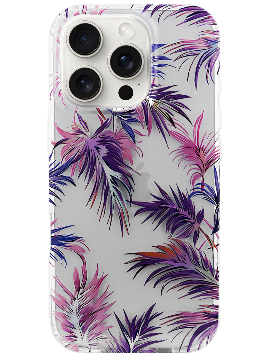 Чехол для iPhone 16 Pro Сад пластик+силикон