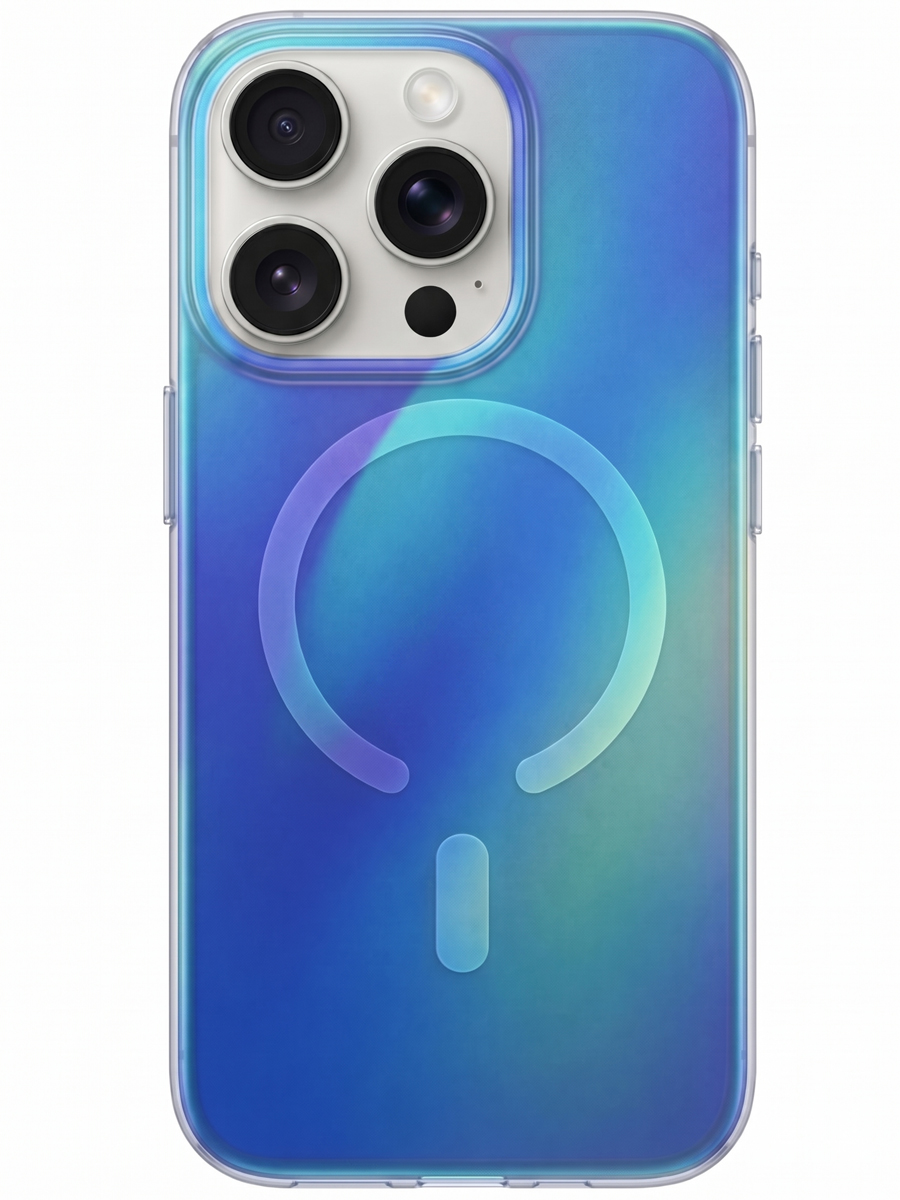 Чехол для iPhone 16 Pro Акварель MagSafe