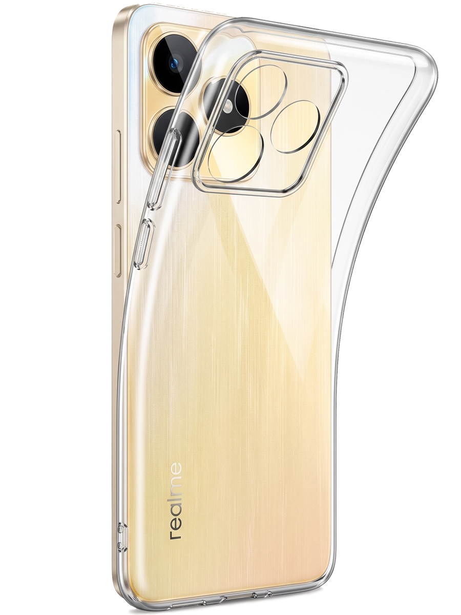 Чехол для Realme C51 / C53 Ультратонкий силикон Люкс с защитой камеры