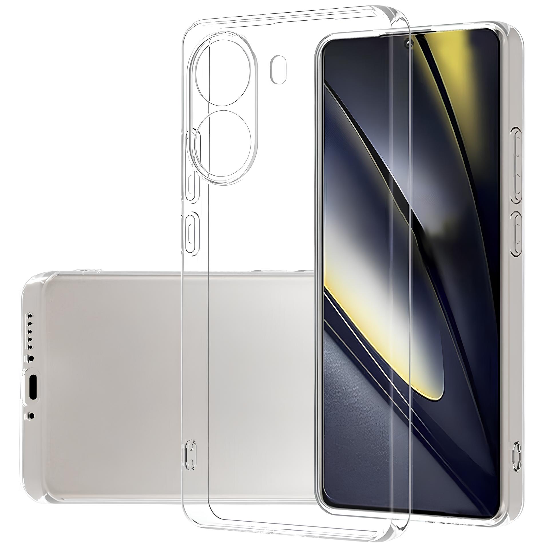 Чехол для Xiaomi Poco X7 Pro Ультратонкий силикон Люкс с защитой камеры