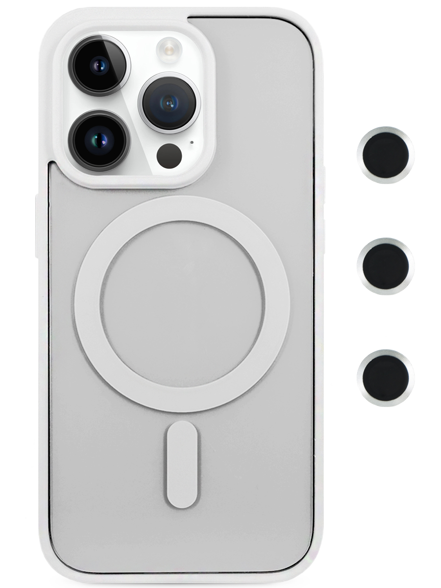Чехол для iPhone 14 Pro Элегантный MagSafe пластик+силикон