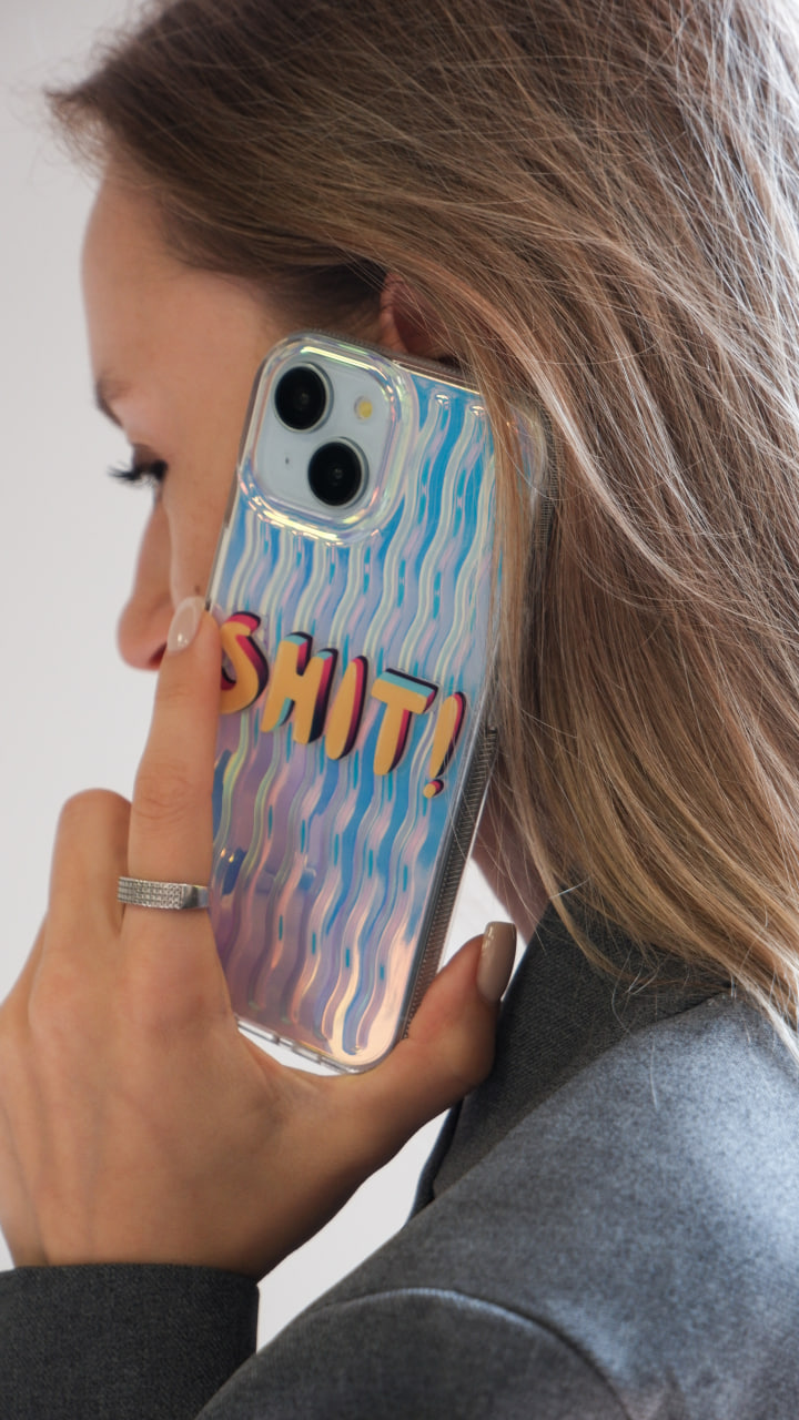 Чехол для iPhone 15 Pro Max Морские волны пластик+силикон