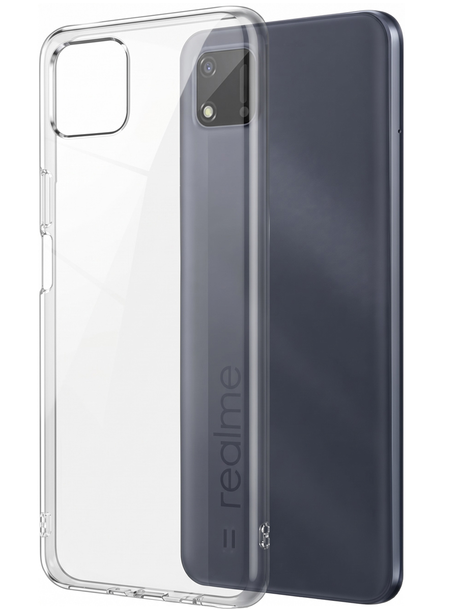 Чехол для Realme C20 Ультратонкий силикон Люкс