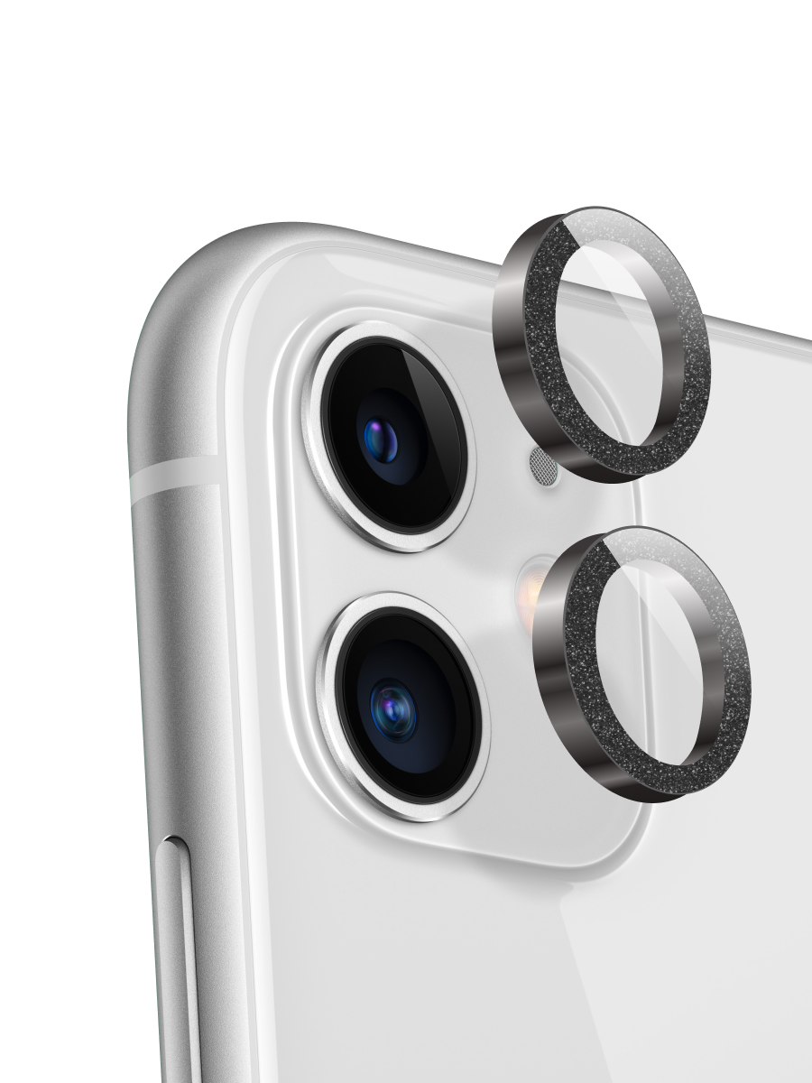 Комплект защитных стекол камеры для iPhone 11 Бриллиантовая крошка