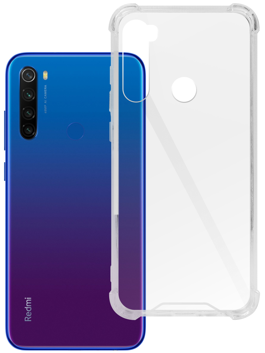 Чехол для Xiaomi Redmi Note 8T Противоударный пластик+силикон