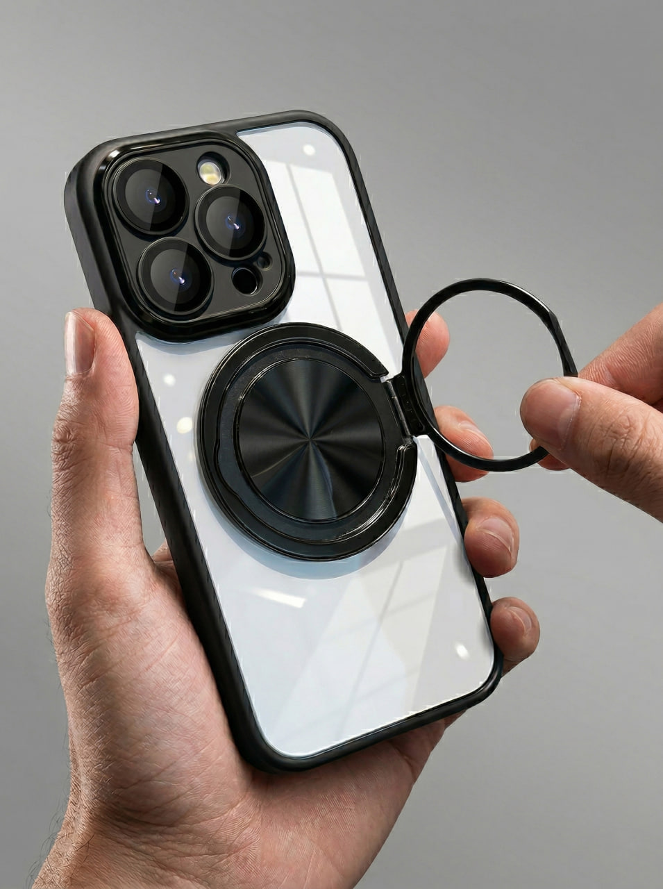 Чехол для iPhone 16 Орбита силикон+пластик