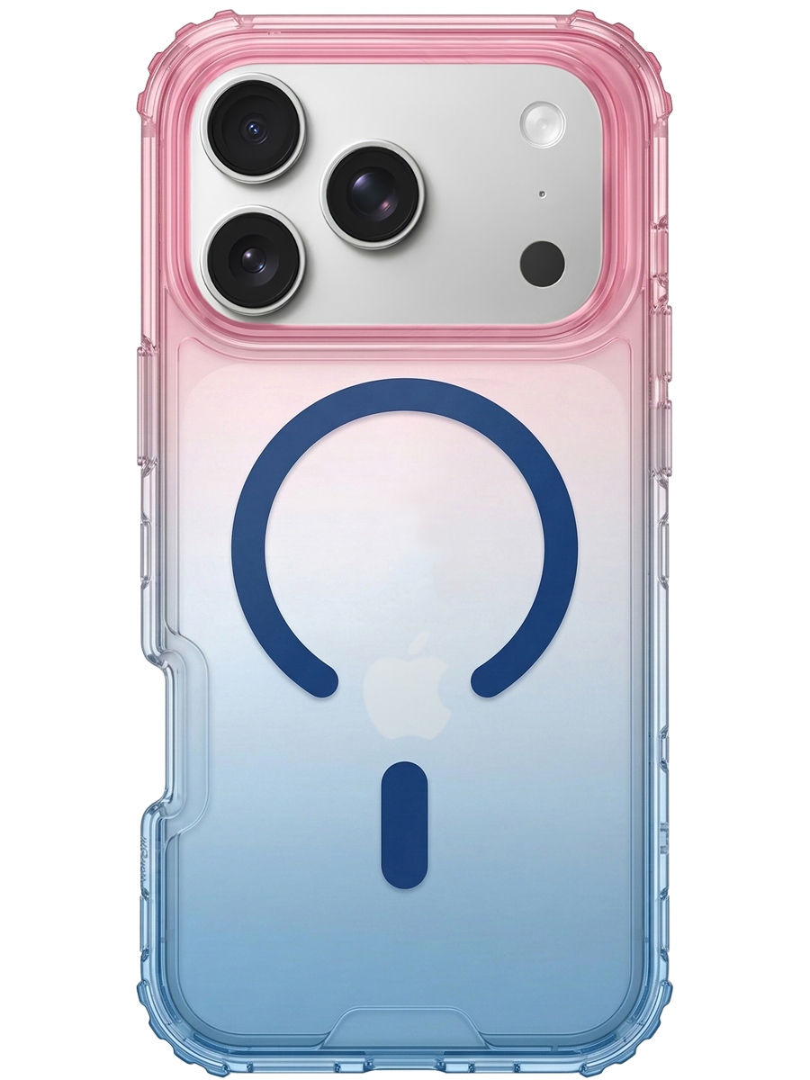 Чехол для iPhone 17 Pro Градиент MagSafe силикон