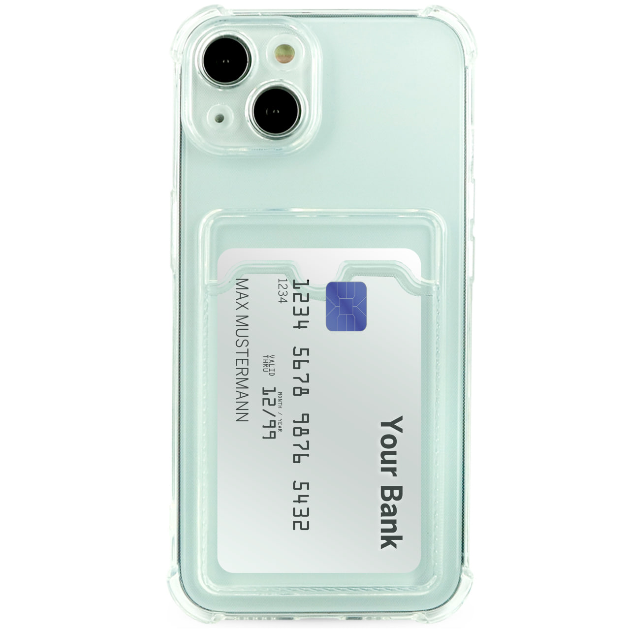 Чехол для iPhone 14 Plus Card Holder силикон