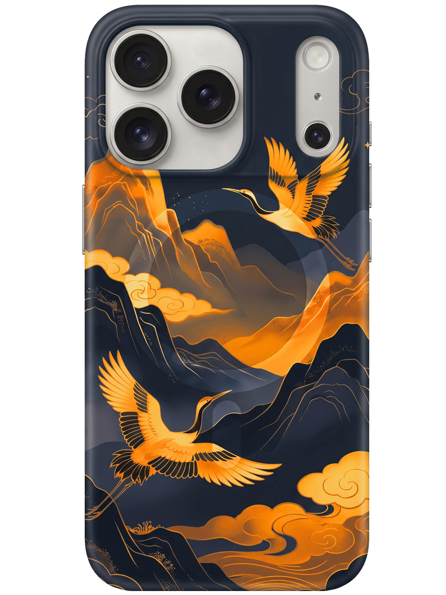 Чехол для iPhone 17 Pro Max / 18 Pro Max Закат MagSafe
