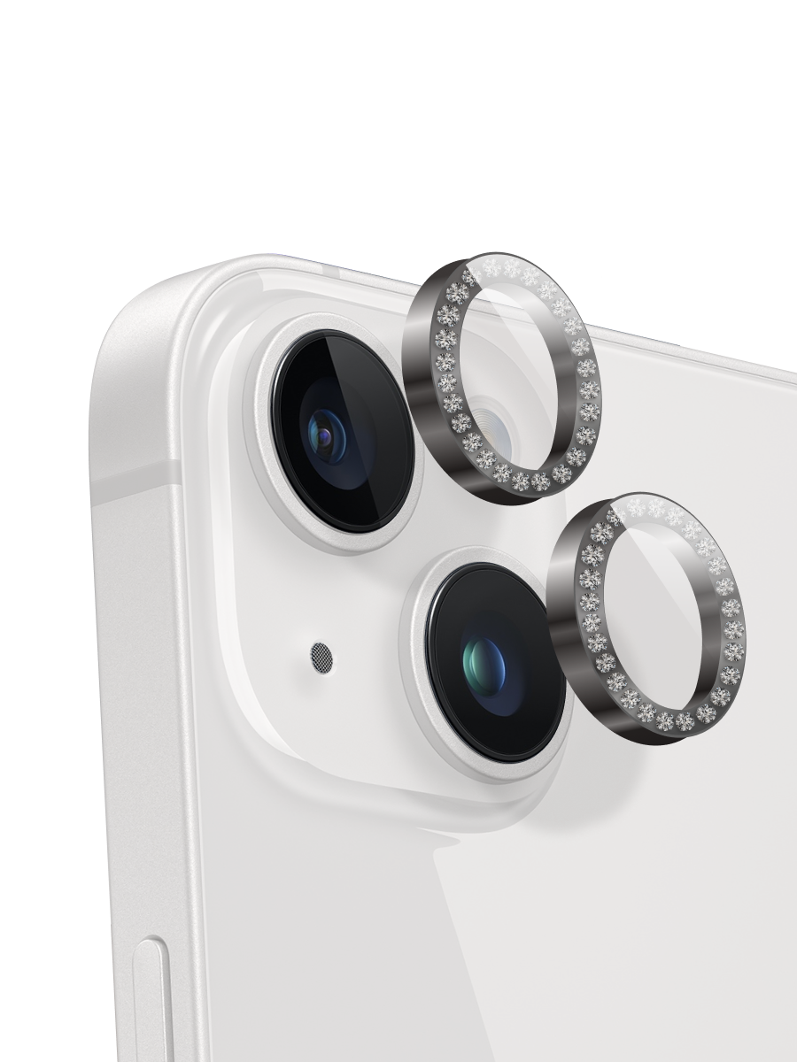 Комплект защитных стекол камеры для iPhone 13 / 13 mini Бриллиантовый