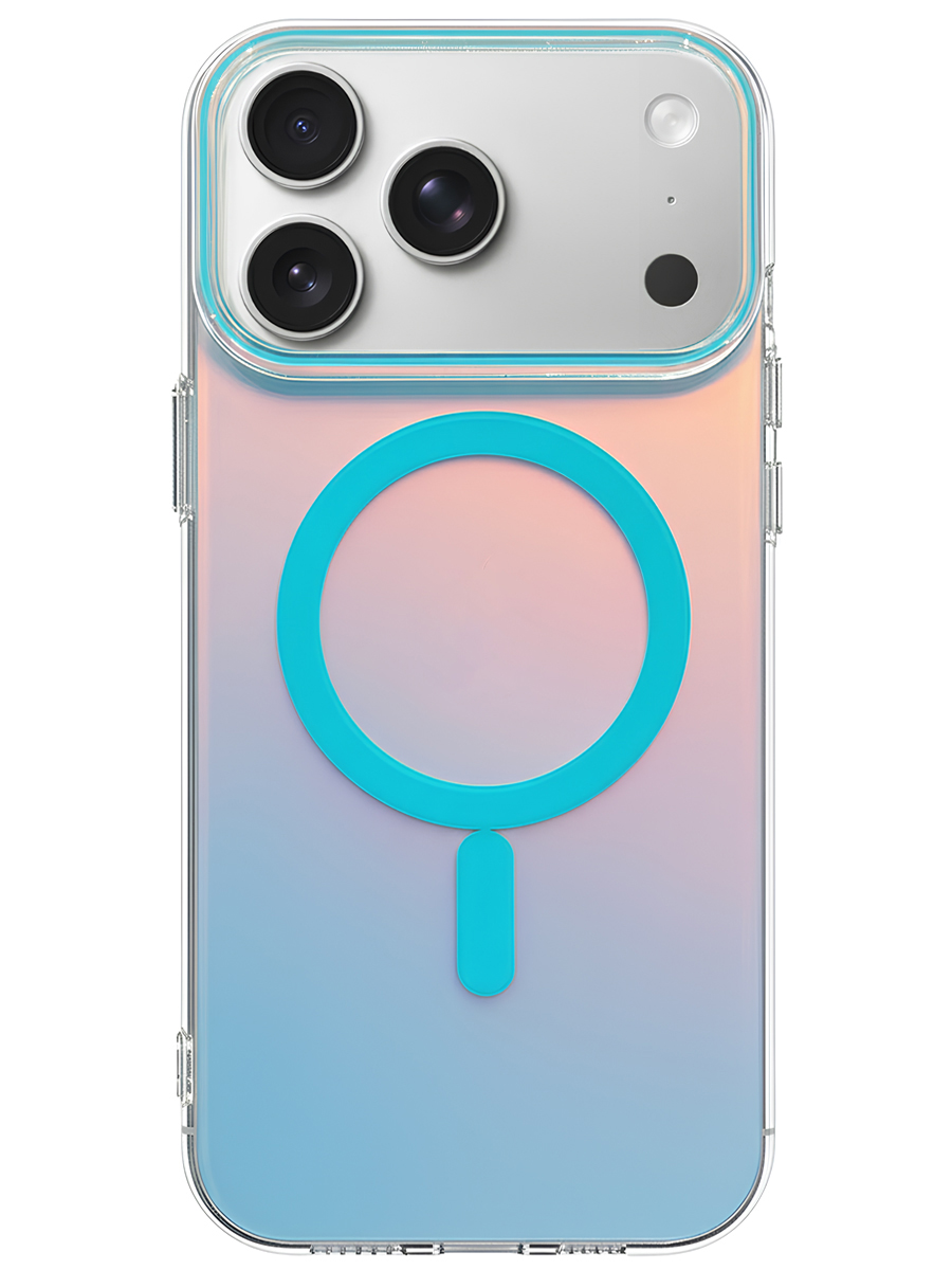 Чехол для iPhone 17 Pro Max Витраж MagSafe силикон