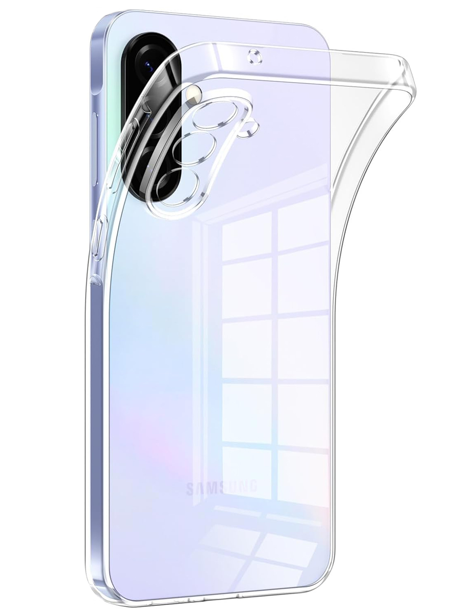 Чехол для Samsung A36 Ультратонкий силикон Люкс с защитой камеры