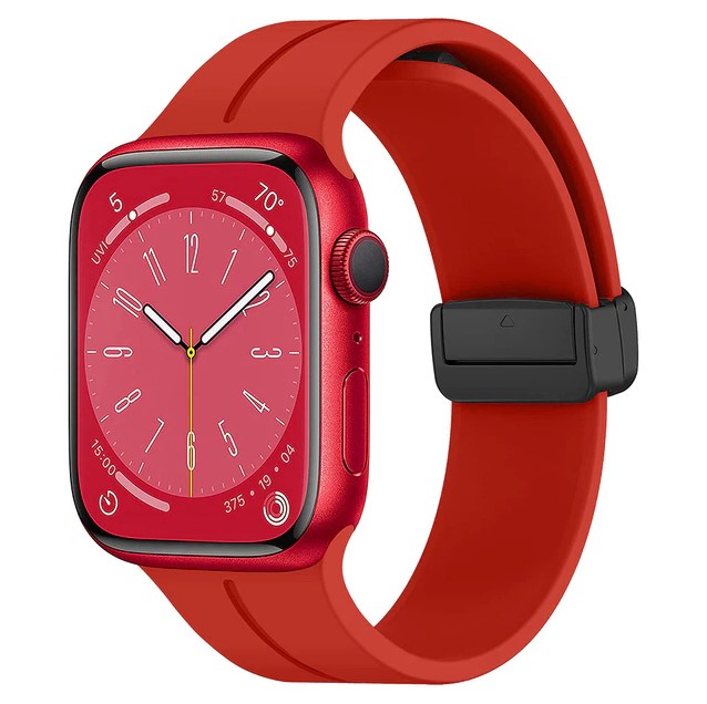 Ремешок для Apple Watch 42 / 44 / 45 / 49 мм Силикон Магнитный
