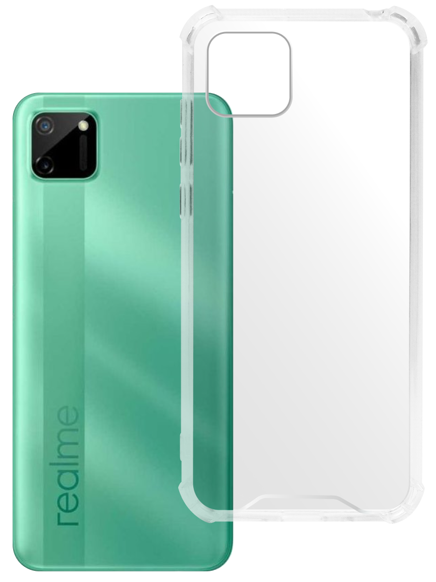Чехол для Realme C11 Противоударный пластик+силикон