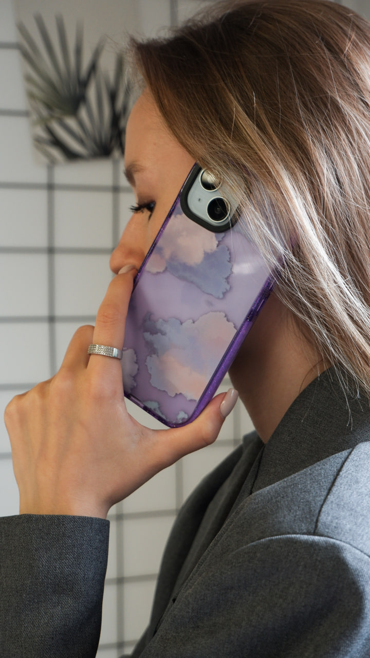 Чехол для iPhone 15 Поп пластик+силикон