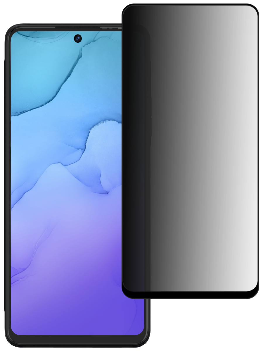 Защитное стекло для Tecno Pova 5 Антишпион 5Д Люкс