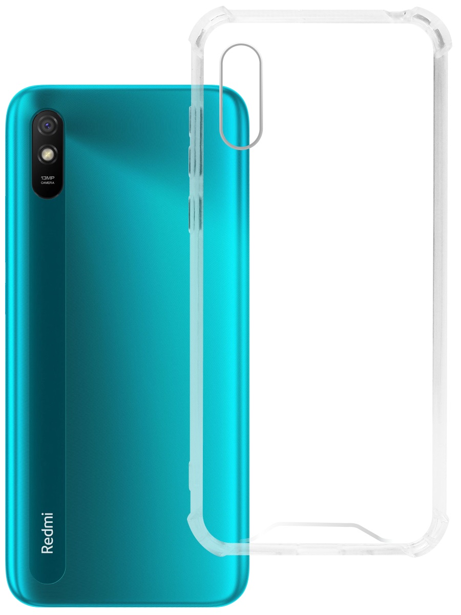 Чехол для Xiaomi Redmi 9A Противоударный пластик+силикон
