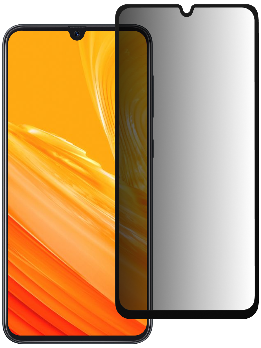 Защитное стекло для Huawei Honor X7 Антишпион 5Д Люкс