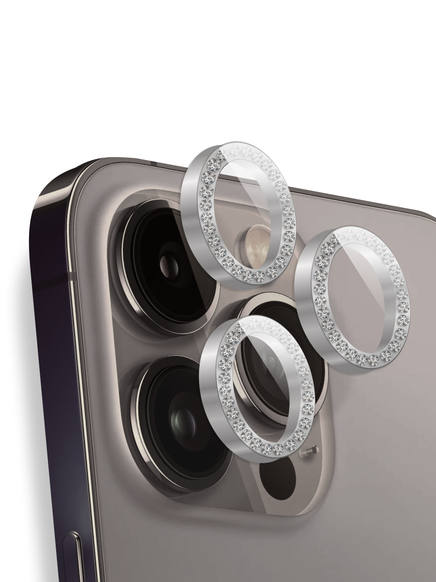 Комплект защитных стекол камеры для iPhone 12 Pro Max Бриллиантовый