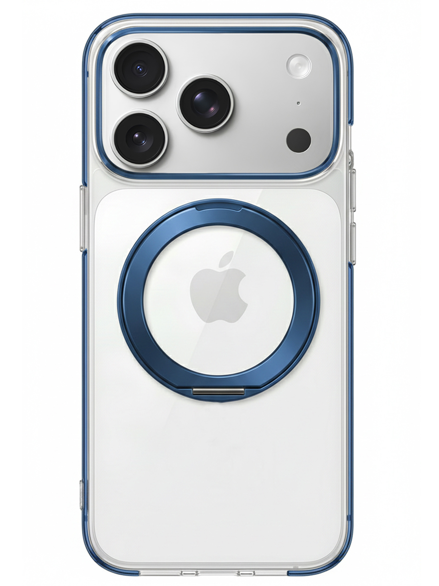 Чехол для iPhone 17 Pro Max Цветные кольца MagSafe силикон