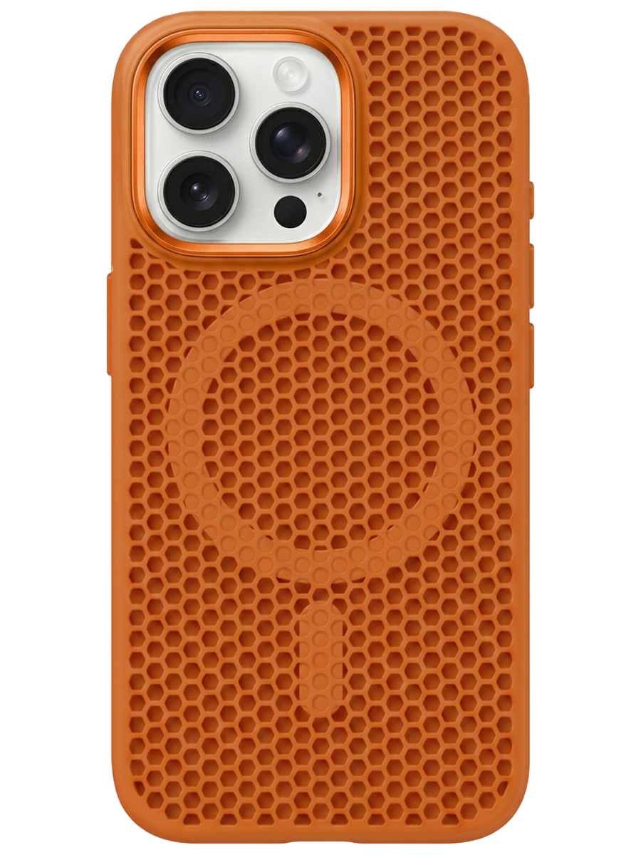 Чехол для iPhone 16 Pro Max Неосетка силикон