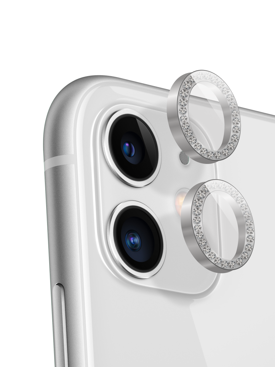 Комплект защитных стекол камеры для iPhone 12 Бриллиантовый
