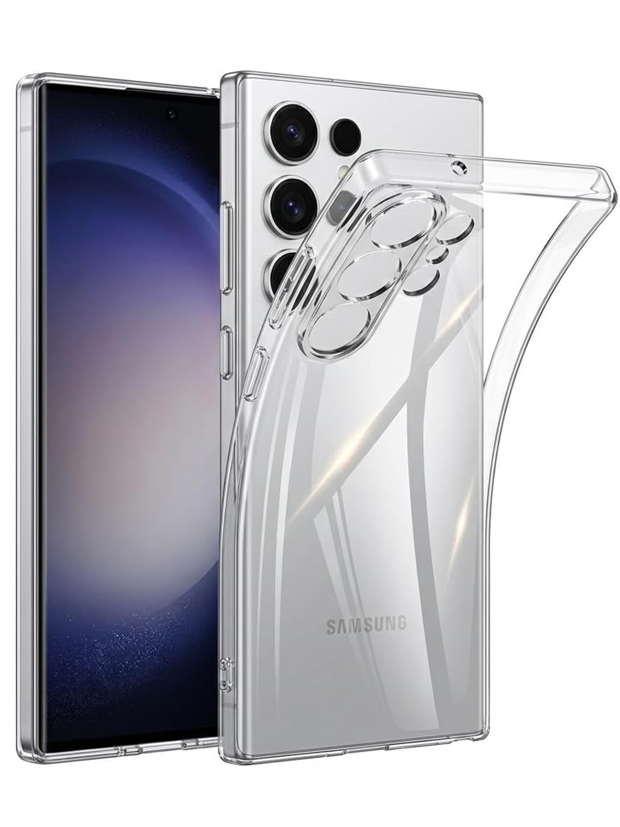 Чехол для Samsung S26 Ultra Ультратонкий силикон Люкс с защитой камеры