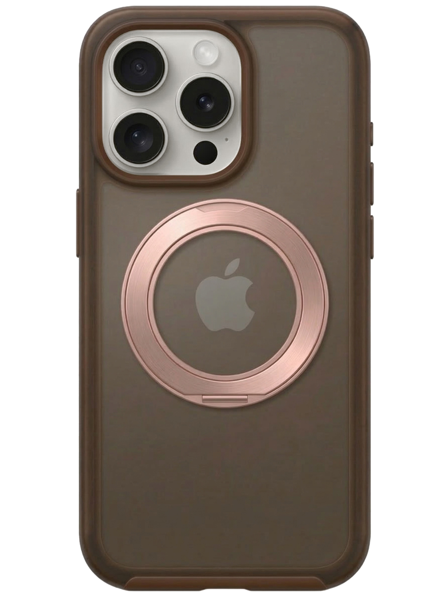 Чехол для iPhone 15 Pro Магнитный шарм пластик+силикон