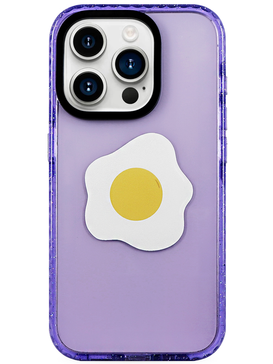 Чехол для iPhone 15 Pro Max Поп пластик+силикон