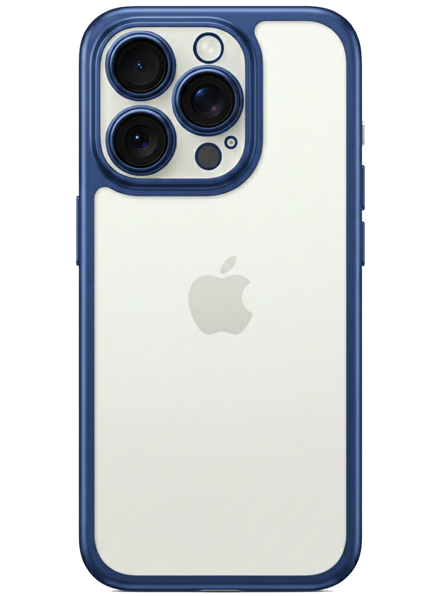 Чехол для iPhone 15 Pro Хромированные грани