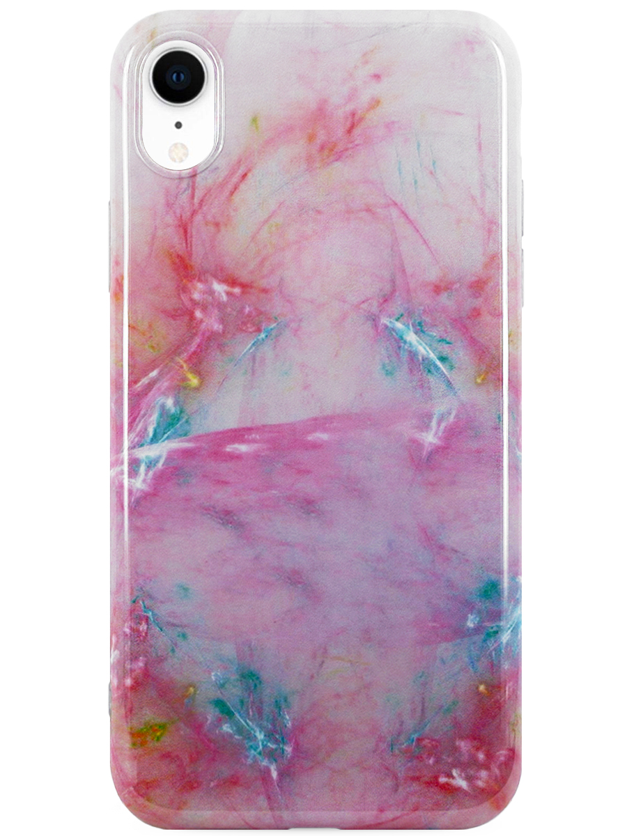 Чехол для iPhone XR Розовый Камень силикон