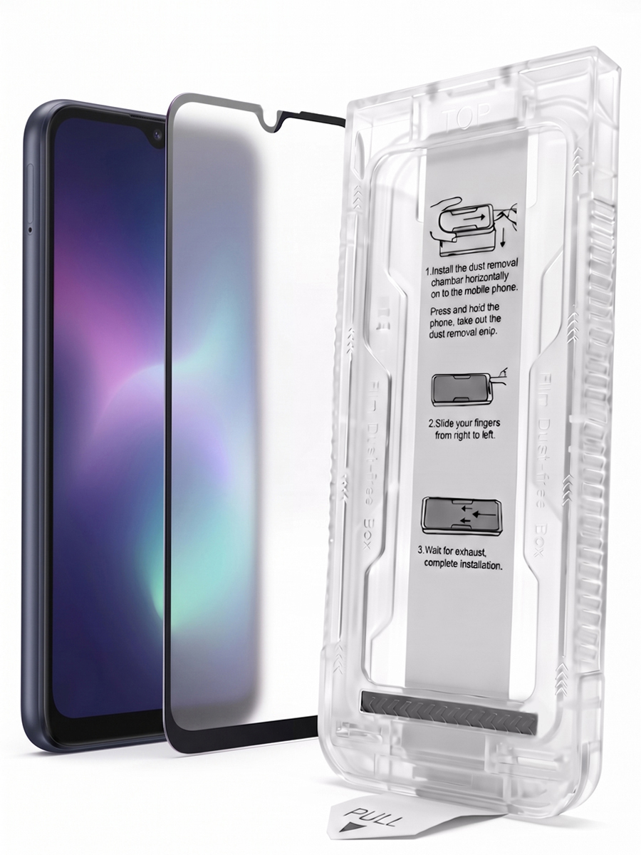 Защитное стекло для Samsung Galaxy A17 LS матовое с авто-установкой