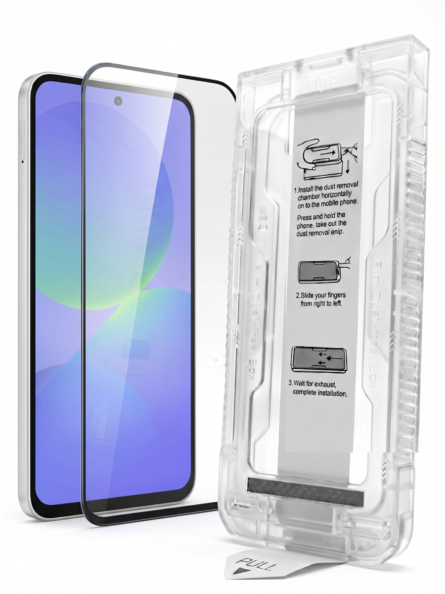 Защитное стекло для Samsung Galaxy S25 FE LS с авто-установкой