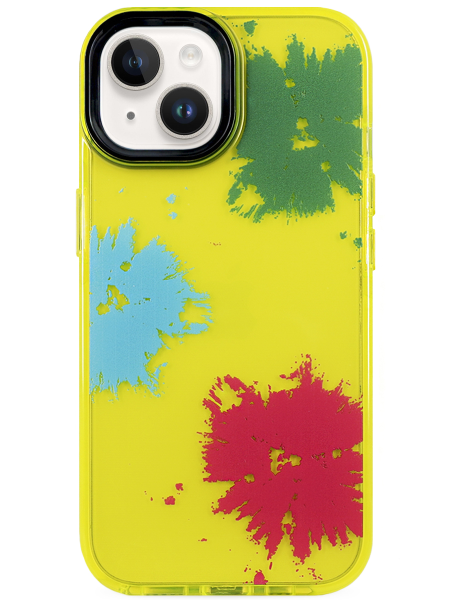 Чехол для iPhone 14 Поп пластик+силикон