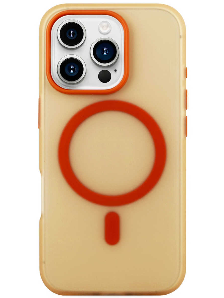 Чехол для iPhone 15 Pro Пуховый MagSafe пластик+силикон