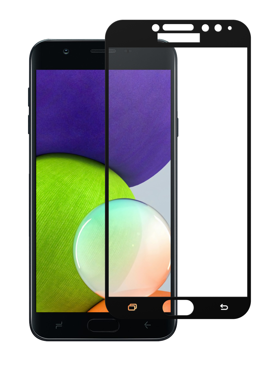 Защитное стекло для Samsung J7 2018 Full Glue Simple