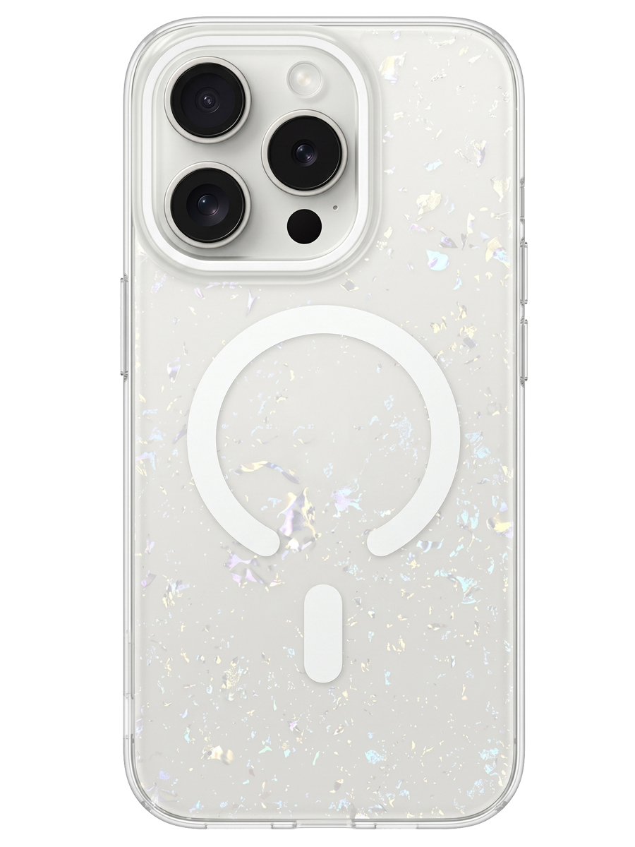 Чехол для iPhone 16 Pro Жемчужный MagSafe