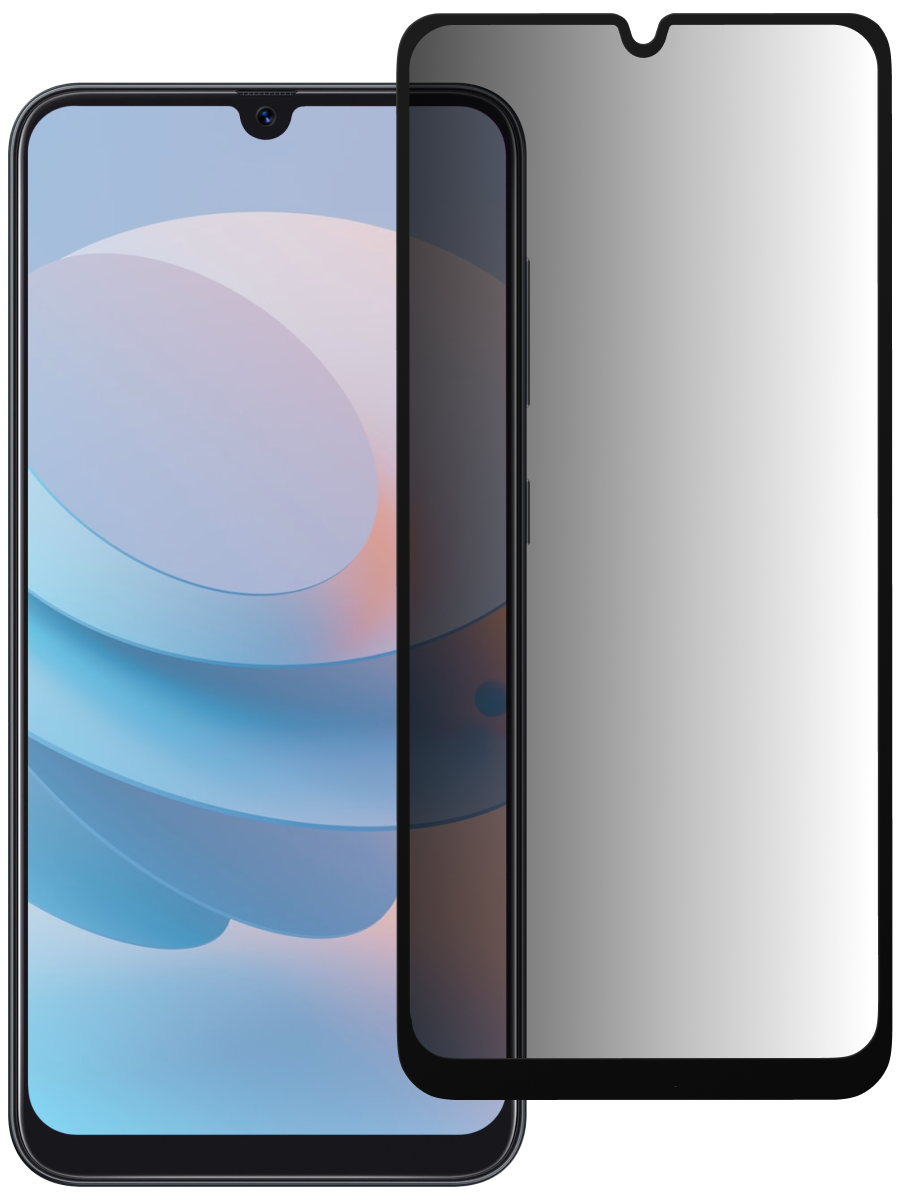 Защитное стекло для Samsung A33 Антишпион 5Д Люкс