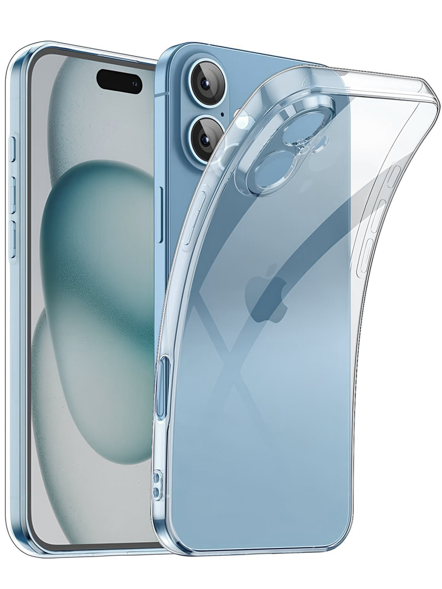 Чехол для iPhone 17 Ультратонкий силикон Люкс с защитой камеры