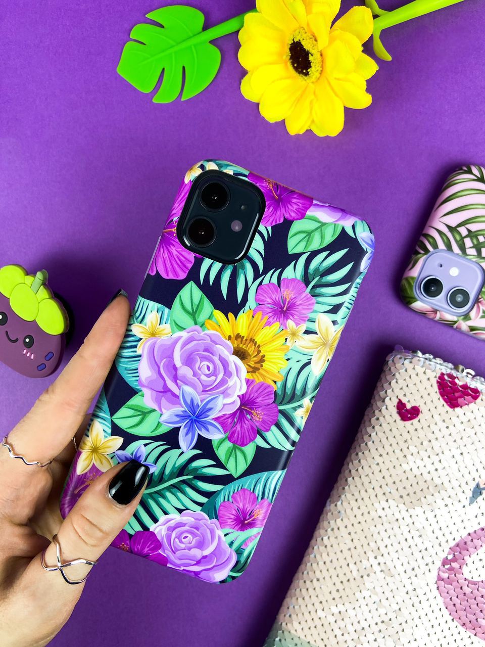 Чехол для iPhone X / XS Яркий силикон